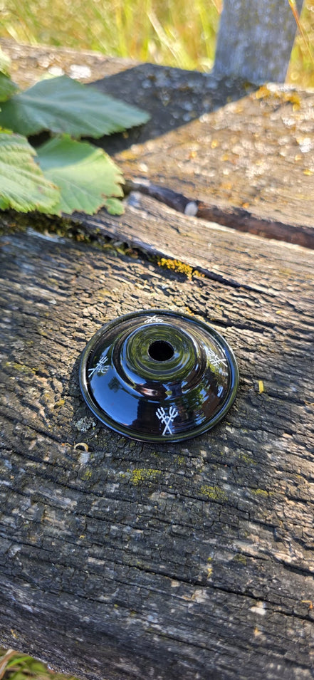 Suporte de cigarro preto