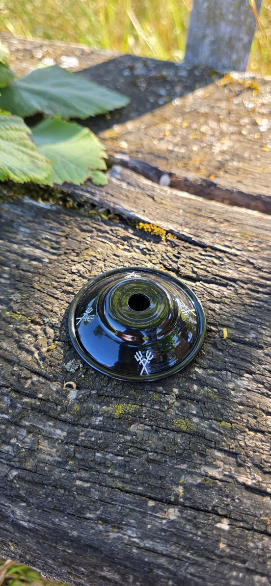 Suporte de cigarro preto