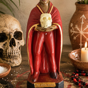 Exu João Caveira com logo Templo do Axé