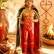 Exu Pinga Fogo, Vorderseite mit dem Logo des Templo do Axé