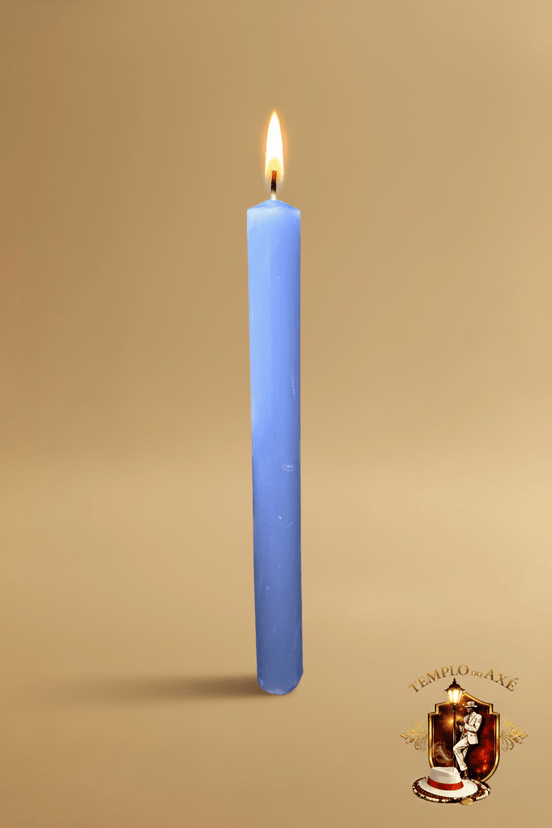 Vela Azul Claro/Lavanda