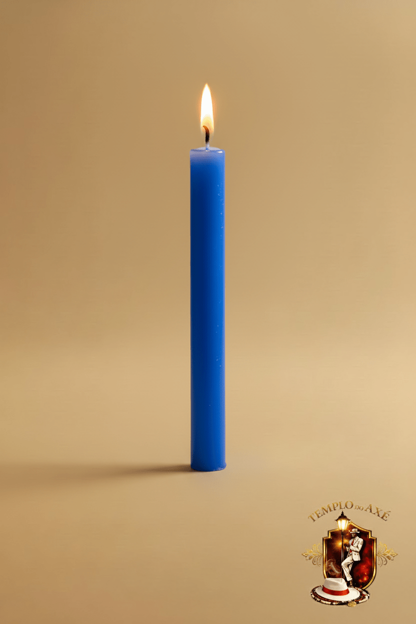 Vela Azul Royal