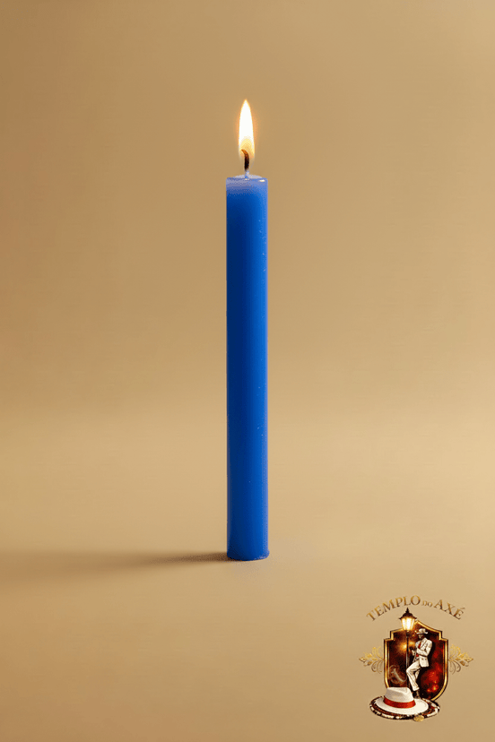 Vela Azul Royal